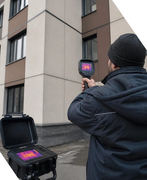 Тепловизионное обследование зданий и сооружений в Бердске